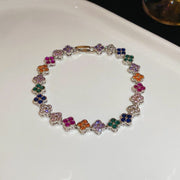 Rainbow Clover Bracelet