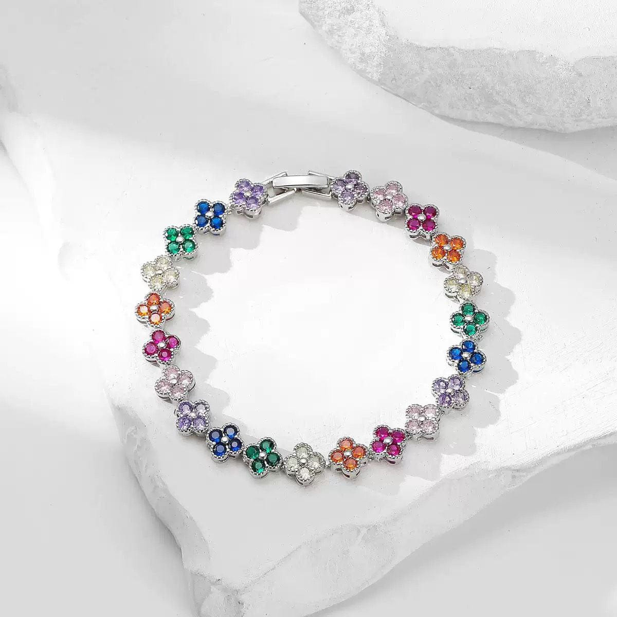 Rainbow Clover Bracelet
