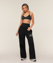 Gymshark Collegiate Graphic Straight Leg Jogger - GS Black