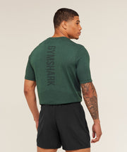 Gymshark Lightweight Seamless T-Shirt - GS Victory Green/ Marl