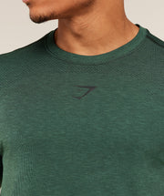Gymshark Lightweight Seamless T-Shirt - GS Victory Green/ Marl