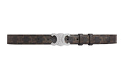 Celine Medium Triomphe Belt In Triomphe Canvas