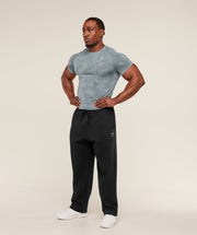 Gymshark Geo Seamless T-Shirt -  Storm Blue /  Stealth Blue