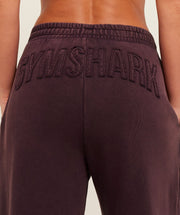 Gymshark Power Washed Joggers -  Cherry Purple/Acid Wash