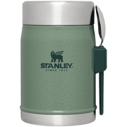 Classic Legendary Food Jar + Spork | 14 OZ Hammertone Green