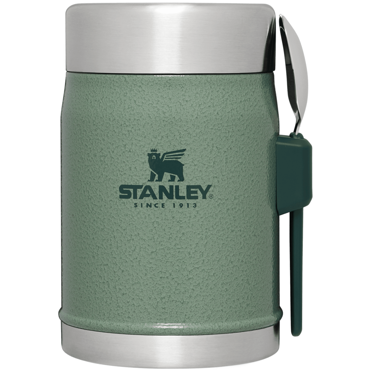 Classic Legendary Food Jar + Spork | 14 OZ Hammertone Green