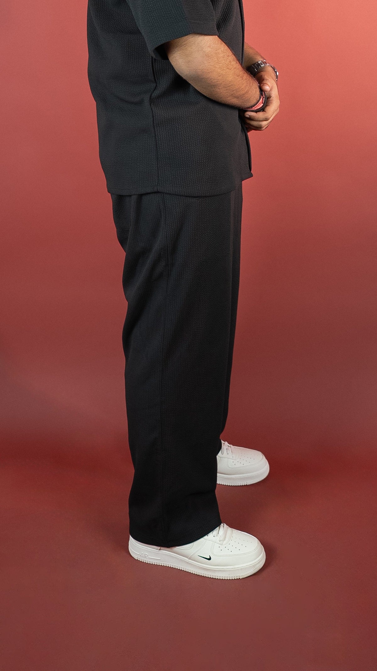 BLACK CO-ORD SET MEN'S PANT