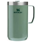 The Stay-Hot Camp Mug | 24 OZ - Stanley Create Hammertone Green