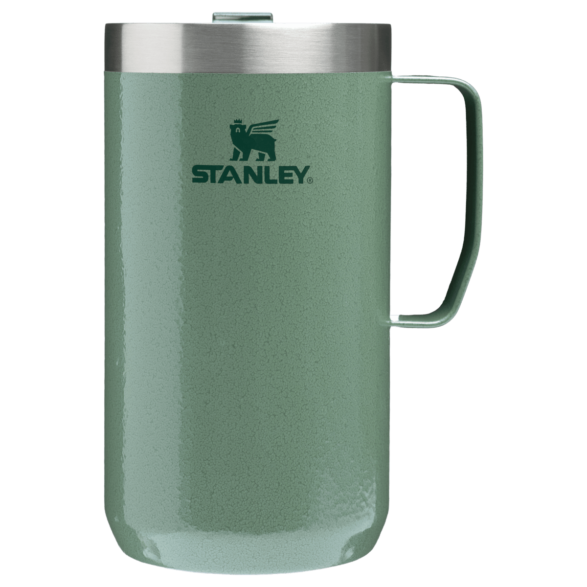 The Stay-Hot Camp Mug | 24 OZ - Stanley Create Hammertone Green