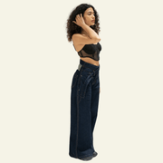 Women’s Indigo Flared Jeans - Women Liberation