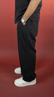 COMFY BLACK MEN'S CO-ORD SET