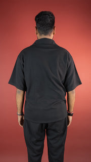 COMFY BLACK MEN'S CO-ORD SET