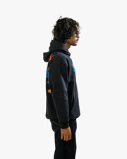 Selfmade - Black Oversized Printed Hoodie