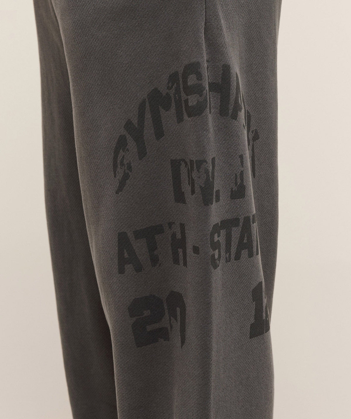 Gymshark Collegiate Washed Wide Leg Jogger - Asphalt Grey