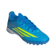 Adidas F50 League Turf Soccer Kids Lucid Ray Blue
