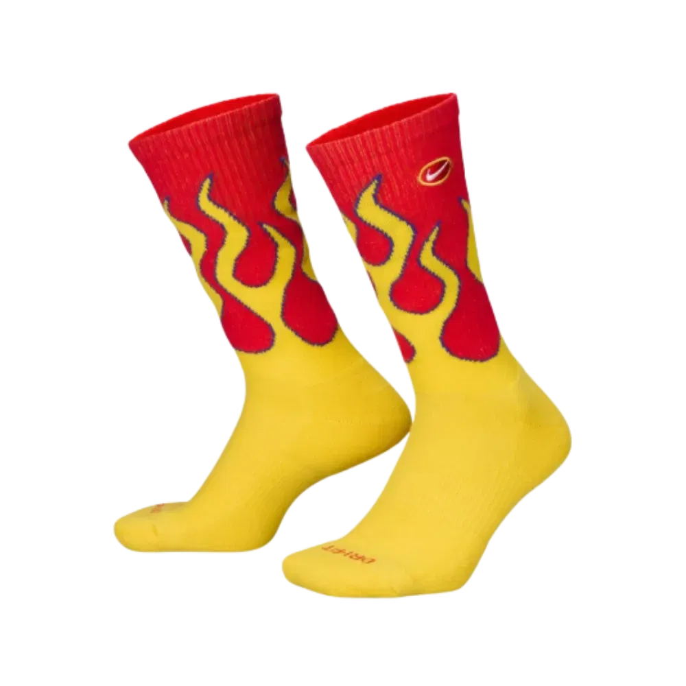 Nike Everyday Plus Crew Socks OG Flame Yellow