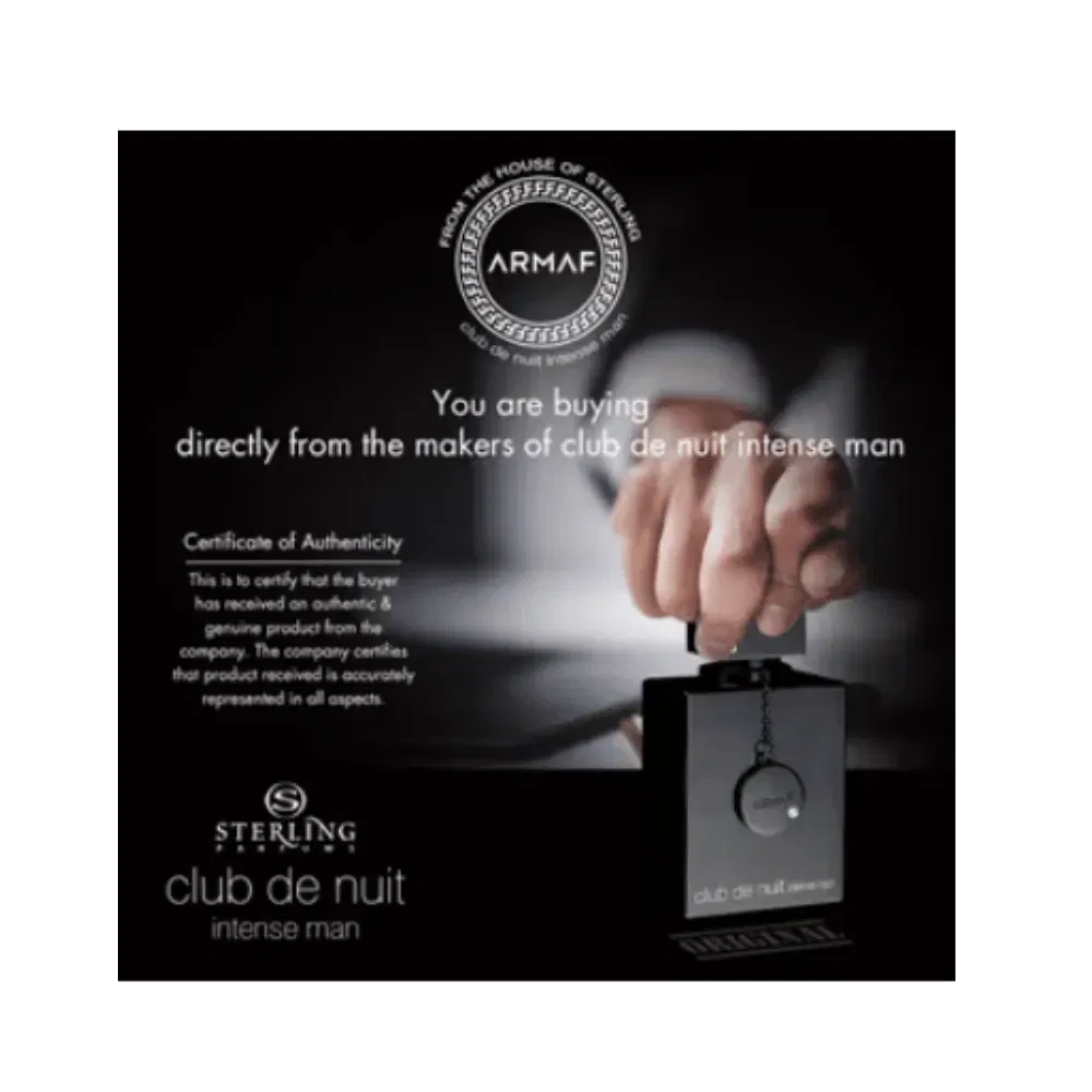 Armaf Club De Nuit Intense Eau De Toilette For Men