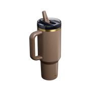 Stanley Quencher ProTour Flip Straw Tumbler (40OZ) Espresso Gold
