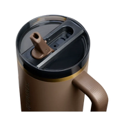 Stanley Quencher ProTour Flip Straw Tumbler (40OZ) Espresso Gold