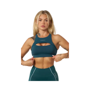 YoungLA Elevate cut-out bra Teal