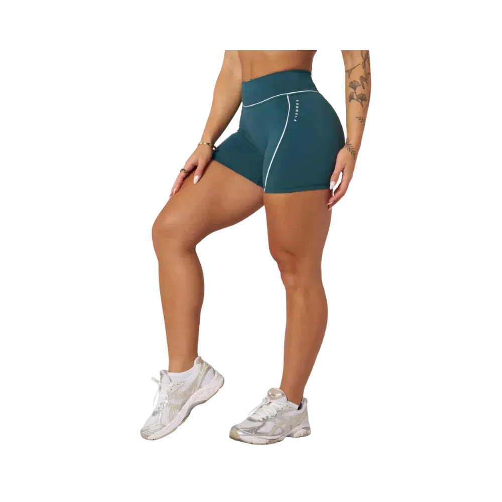 YoungLA Elevate outline Shorts 5" Teal