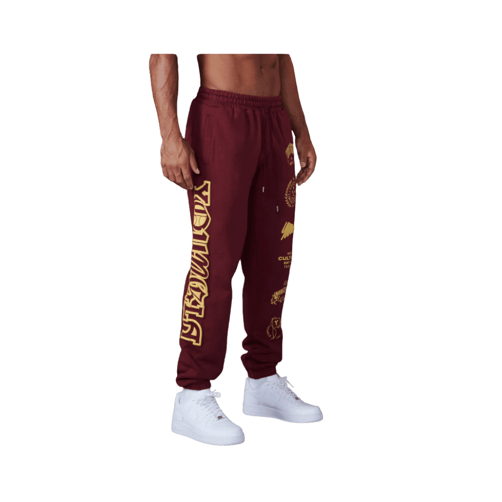 Young LA Immortal Killer Joggers Burgundy