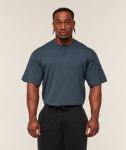 Gymshark Power T-Shirt - GS Stealth Blue