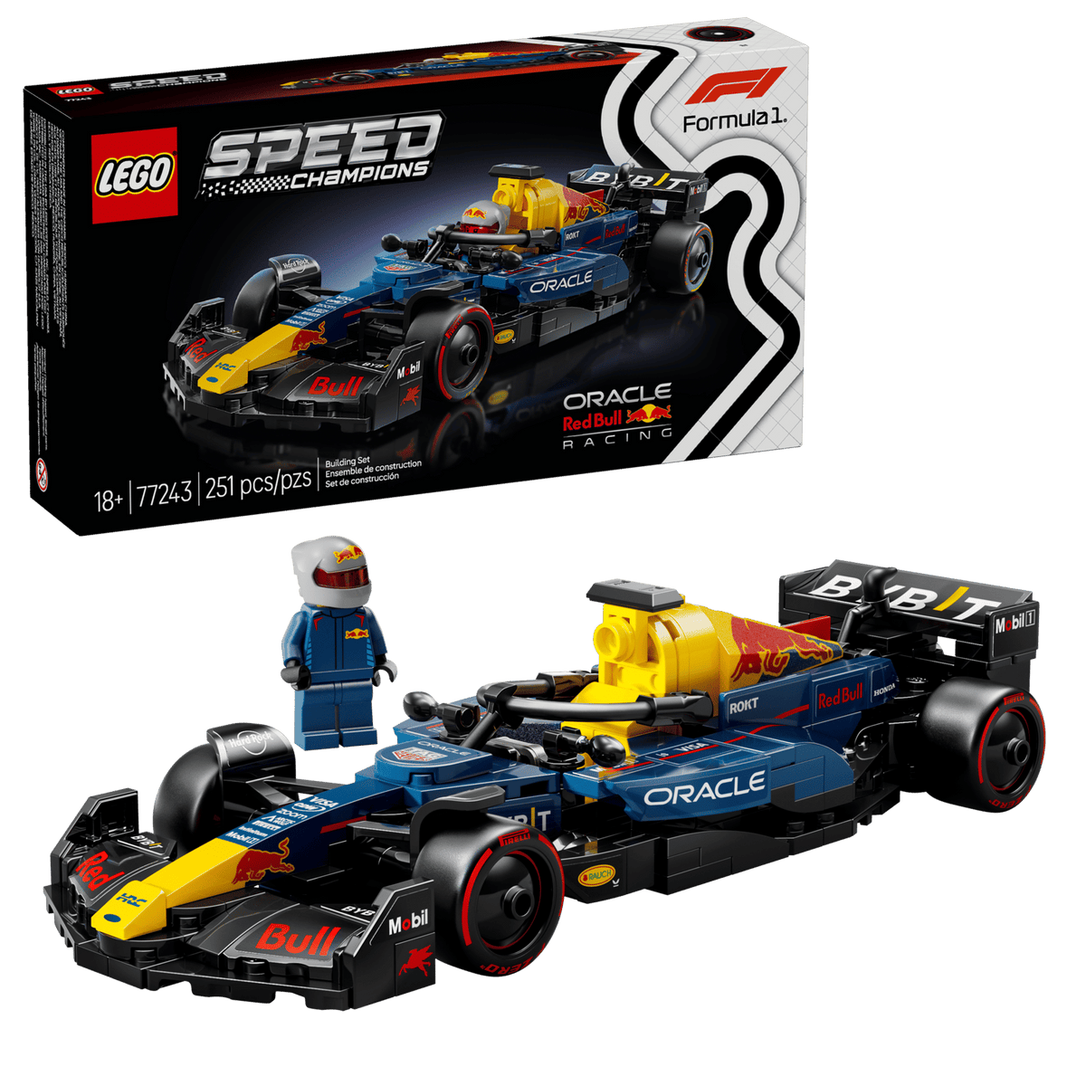 Lego Oracle Red Bull Racing RB20 F1 Race Car