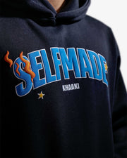 Selfmade - Black Oversized Printed Hoodie