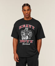 Gymshark Heavy Duty Bro Graphic T-Shirt - GS Black