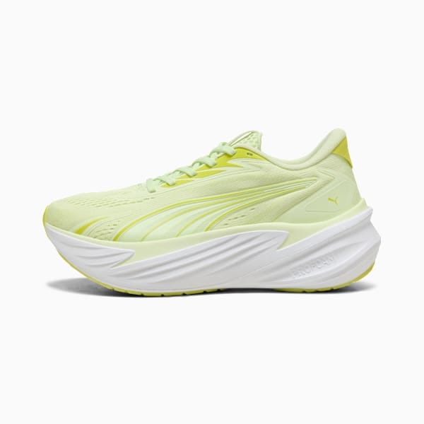 Puma Maxima Pro Running Shoes Lux Lime-Puma White-Apple Spritz