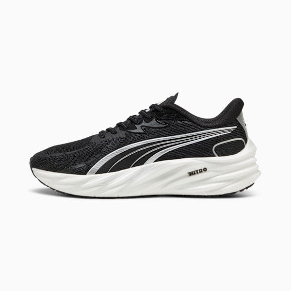 Puma Velocity Nitro 4 Men'S Running Shoes Puma Black-Speed Blue