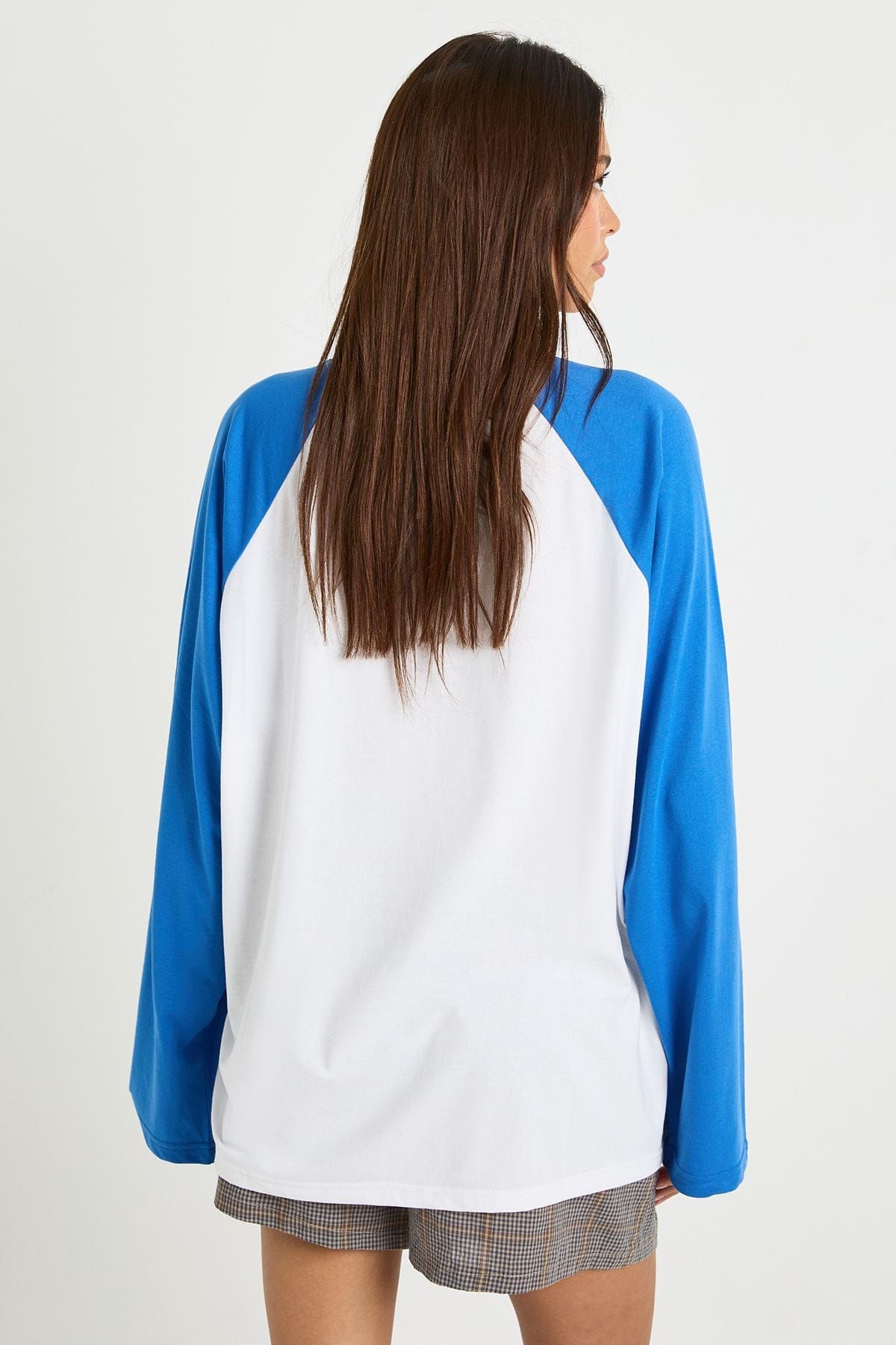 Contrast Raglan Long Sleeve Top