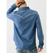 TR Chambray Long Sleeve Flannel Shirt