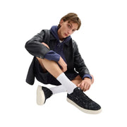 Coach Men's Canvas Sneaker In Signature Denim Black