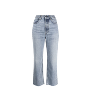 Classic-Cut Cropped Jeans
