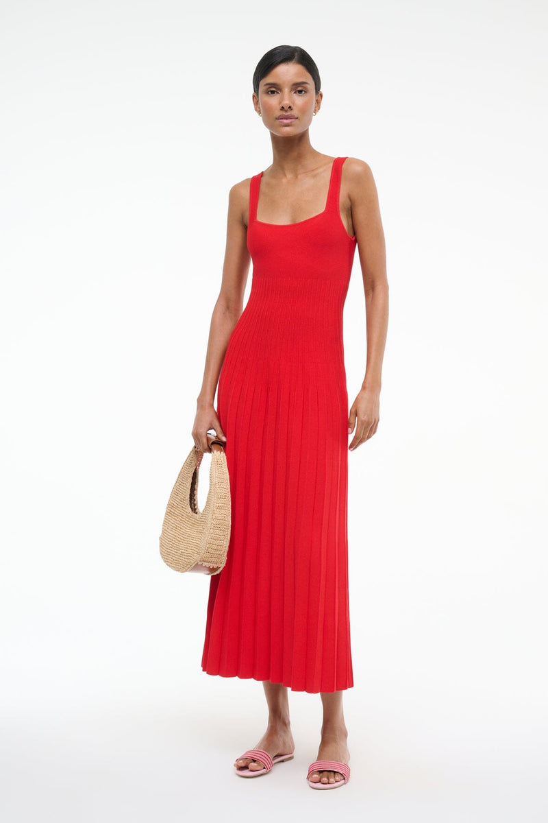 ELLISON DRESS RED ROSE