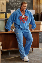 5011 - Superman Drip Zip-Ups
