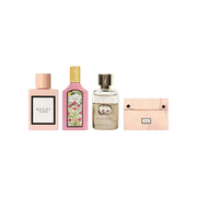 Gucci Eau de Parfum Sample Set (4 Pieces) + Makeup Bag