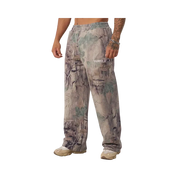 YoungLA Tree Camo Collection No Cuff Sweats Beige Tree Camo
