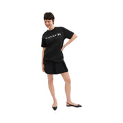 Coach Signature T-Shirt In Organic Cotton Black