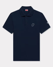 Elephant Logo Embroidered Slim Fit Polo T-Shirt