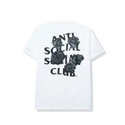 Anti social social club Bat emoji white