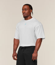 Gymshark Power T-Shirt - GS White/GS Brand Blue