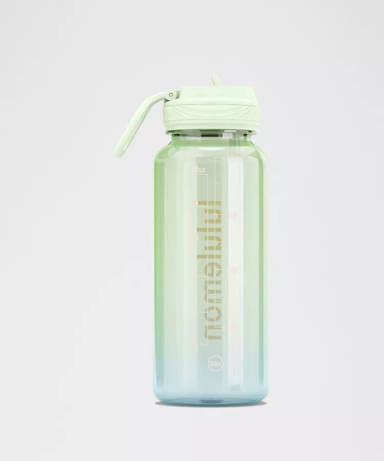 Back to Life Clear Bottle 32oz Straw Lid