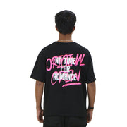 BLACK NO TIME FOR ROMANCE T-SHIRT