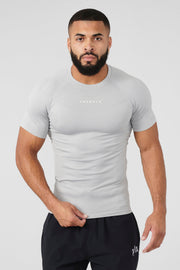 YOUNG LA 475 SuperVillain Compression Tees Grey