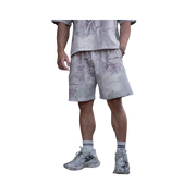 YoungLA Tree Camo Collection Shorts Beige Tree Camo