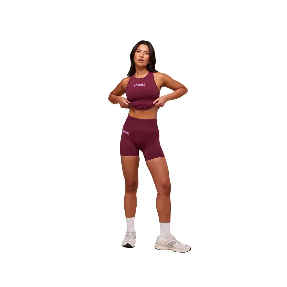 Gymshark Everyday Seamless Graphic Tank Strong Pink