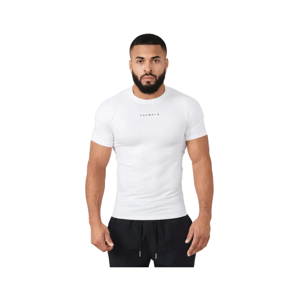 Young LA SuperVillain Compression Tees White